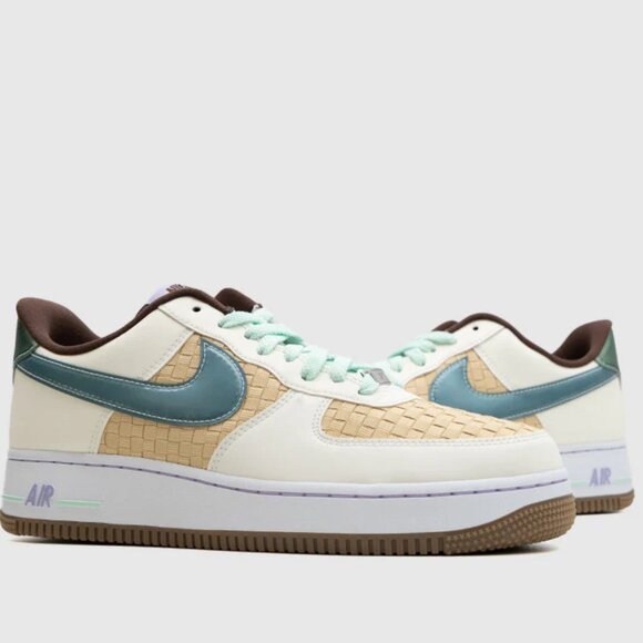 NEW Nike Air Force 1 Low Retro Woven Easter Basket NBY IB5722-100 Mens Size 10 - Picture 14 of 16